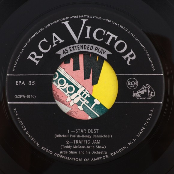 Artie Shaw & His Orchestra, Frenesi/Begin The Beguine/Star Dust 45 rpm Record EP - Picture 9 of 12